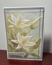 Load image into Gallery viewer, With Love On Your Birthday Floral Lily Handmade Dimensional Birthday Card