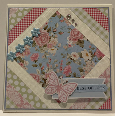 Best of Luck Handmade Card💕