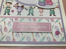 Load image into Gallery viewer, Baked with Love Happy Birthday Handmade Card