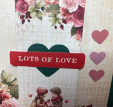 Load image into Gallery viewer, You &amp; Me Dimensional Handmade Card &amp; Encelope