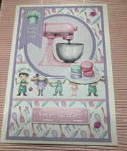 Load image into Gallery viewer, Baked with Love Happy Birthday Handmade Card