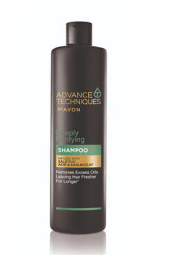 Advance Techniques Deeply Purifying Shampoo infused with Salicylic Acid & Kaolin Clay 400ml💕