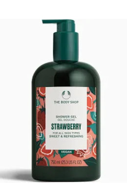 Strawberry Shower Gel 750ml The Body Shop