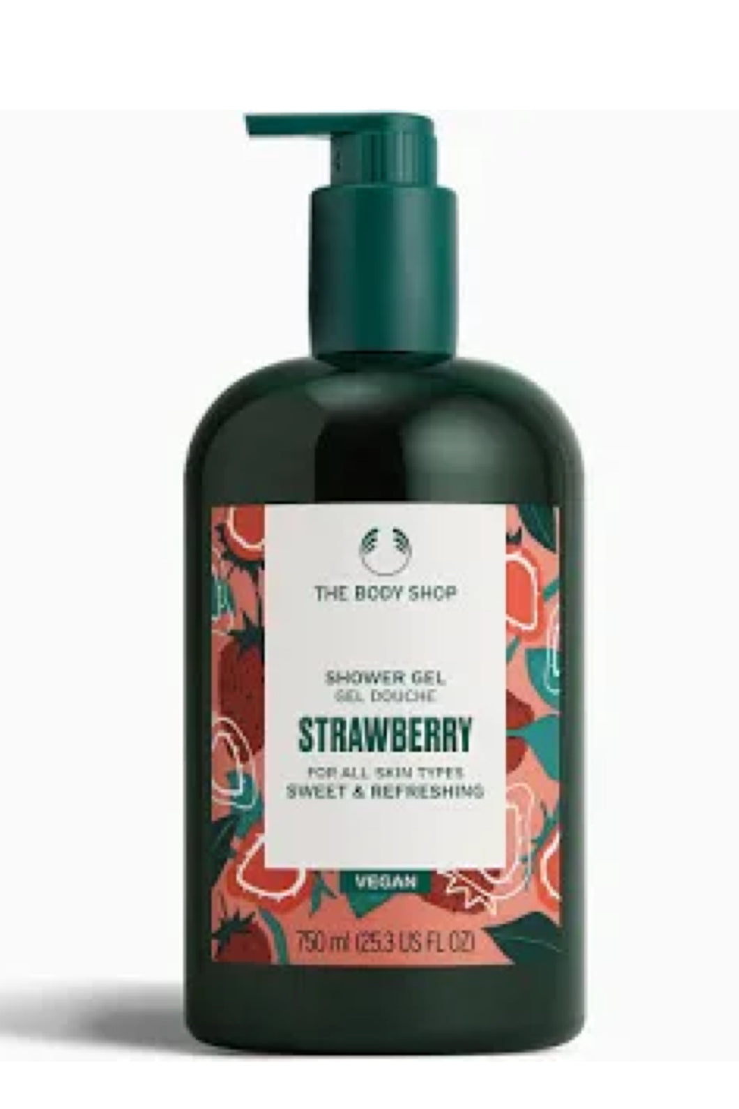 Strawberry Shower Gel 750ml The Body Shop