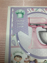 Load image into Gallery viewer, Baked with Love Happy Birthday Handmade Card
