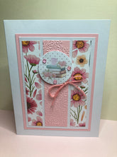 Load image into Gallery viewer, Floral Impressions Blank Handmade Card