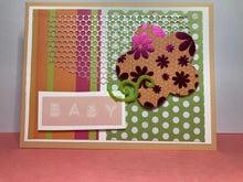 Load image into Gallery viewer, Baby Girl Handmade Card