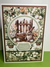 Load image into Gallery viewer, Happy Easter Dimensional  Handmade Card &amp; Envelope