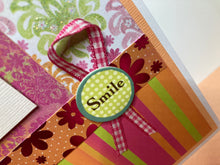 Load image into Gallery viewer, You Make Me Smile  Dimensional Handmade Card &amp; Envelope