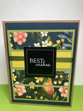 Load image into Gallery viewer, Best Wishes Dimensional Handmade Card &amp; Envelope
