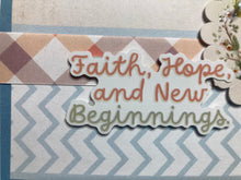 Load image into Gallery viewer, Faith Hope and New Beginnings  Handmade Card &amp; Envelope