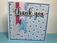 Load image into Gallery viewer, Thankyou Dimensional Handmade Card &amp; Envelope