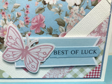 Load image into Gallery viewer, Best of Luck Dimensional Handmade Card &amp; Envelope