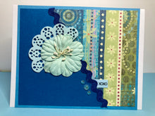 Load image into Gallery viewer, XOXO Dimensional Handmade Card &amp; Envelope
