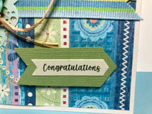 Load image into Gallery viewer, Congratulations Dimensional Handmade Card &amp; Envelope