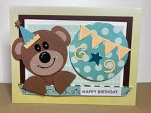 Load image into Gallery viewer, Happy Birthday Dimensional Handmade Card &amp; Envelope