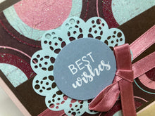 Load image into Gallery viewer, Best Wishes Dimensional Handmade Card &amp; Envelope