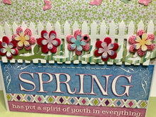 Load image into Gallery viewer, SPRING has put a spirit of youth in everything Dimensional Handmade Card &amp; Envelope