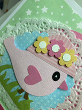 Load image into Gallery viewer, Best Friends Dimensional Handmade Card &amp; Envelope