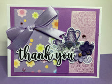 Load image into Gallery viewer, Thank You Dimensional Handmade Card &amp; Envelope