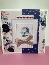 Load image into Gallery viewer, Just Because Dimensional Handmade Card &amp; Envelope