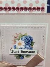 Load image into Gallery viewer, Just Because Dimensional Handmade Card &amp; Envelope
