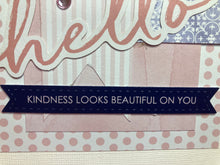 Load image into Gallery viewer, Hello Dimensional Handmade Card &amp; Envelope