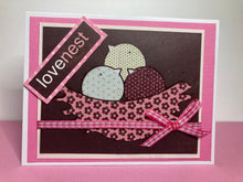 Load image into Gallery viewer, Love nest Dimensional Handmade Card &amp; Envelope
