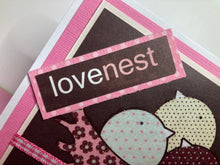 Load image into Gallery viewer, Love nest Dimensional Handmade Card &amp; Envelope