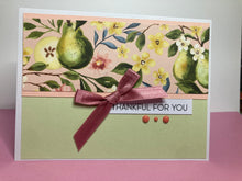 Load image into Gallery viewer, Thankful for You Dimensional Handmade Card &amp; Envelope