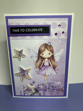 Load image into Gallery viewer, Time to Celebrate Dimensional Handmade Card &amp; Envelope