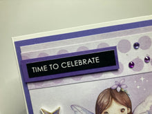 Load image into Gallery viewer, Time to Celebrate Dimensional Handmade Card &amp; Envelope