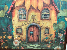 Load image into Gallery viewer, Enchanted Forest Blank Sunflower Handmade Card