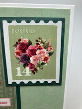 Load image into Gallery viewer, You Are Loved Hugs &amp; Kisses Dimensional Handmade Card &amp; Envelope