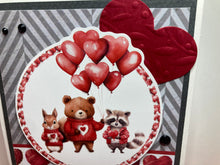 Load image into Gallery viewer, Kisses Dimensional Handmade Card &amp; Envelope