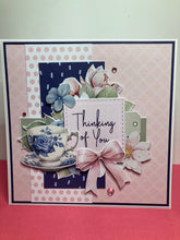 Load image into Gallery viewer, Thinking of You Dimensional Handmade Card &amp; Envelope