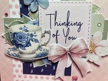 Load image into Gallery viewer, Thinking of You Dimensional Handmade Card &amp; Envelope