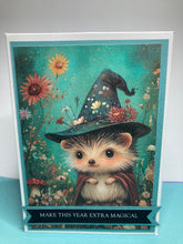 Load image into Gallery viewer, Make This Year Extra Magical Dimensional Handmade Card &amp; Envelope