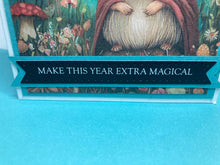 Load image into Gallery viewer, Make This Year Extra Magical Dimensional Handmade Card &amp; Envelope