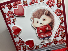 Load image into Gallery viewer, Sending Hugs Dimensional Handmade Card &amp; Envelope