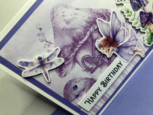 Load image into Gallery viewer, Happy Birthday Dimensional Handmade Card &amp; Envelope