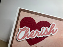 Load image into Gallery viewer, Cherish Dimensional Handmade Card &amp; Envelope