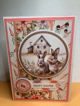 Load image into Gallery viewer, Happy Easter Dimensional  Handmade Card &amp; Envelope