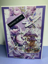 Load image into Gallery viewer, Thinking of You Dimensional Handmade Card &amp; Envelope