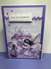 Load image into Gallery viewer, Time to Celebrate Dimensional Handmade Card &amp; Envelope