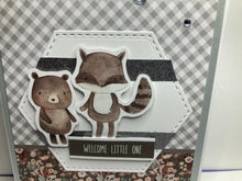 Load image into Gallery viewer, Welcome Little One Dimensional Handmade Card &amp; Envelope