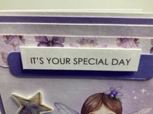 Load image into Gallery viewer, It’s Your Special Day Dimensional Handmade Card &amp; Envelope