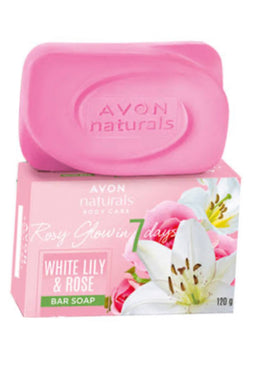 Avon Naturals White Lily & Rose Bar Soap 120g