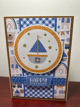 Load image into Gallery viewer, Happy Birthday Dimensional Handmade Card &amp; Envelope