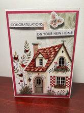 Load image into Gallery viewer, Congratulations on Your New Home Dimensional Handmade Card &amp; Envelope